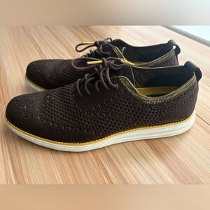 Cole Haan Brown and Yellow Men's Oxfords